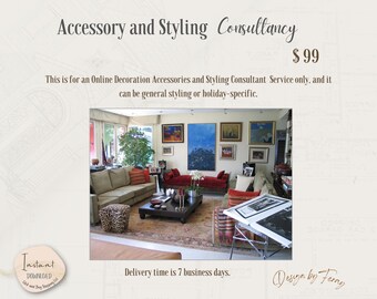 Online Home Decoration Styling Consultant Service (Digital Download)