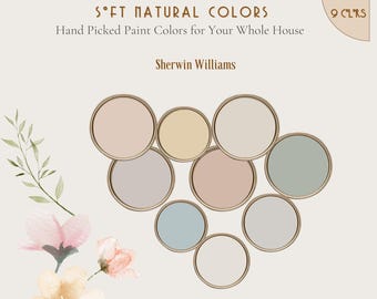 Soft Neutral Paint Palette: Natural Home Colors (Digital Download)