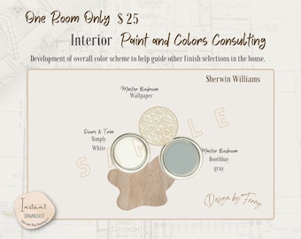 Transform Your Space with Personalized Paint Consultations | One Room Interior Paint Palette |Color Consultancy
