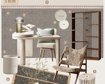 Modern Home Office Decoration | Decoration | Online Interior Design Services | Stylish Furniture & Decor | Hobby Room