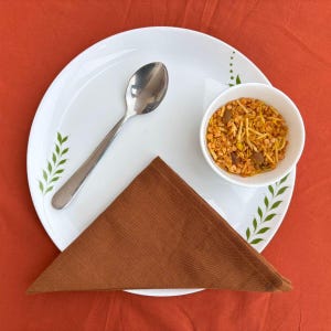 100 Pcs Cinnamon Color Softened Cotton Napkins, Cotton Napkins for Wedding Party Napkin Kitchen Napkin Pure Green Cotton Cloth Napkin