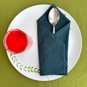 Cotton Napkins Set – Reusable Fabric Table Napkins for Dining Room, Wedding, or Everyday Use – Eco-Friendly and Gift-Ready