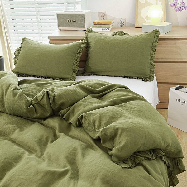 Ruffled Comforter - Etsy