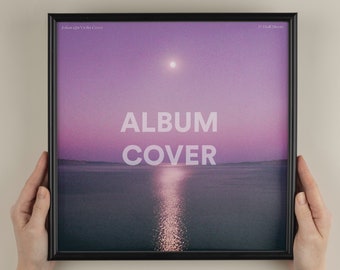 Pósteres de portada de álbum personalizados, lienzo, arte de pared personalizado, póster de aplicación de música personalizado, regalo de cumpleaños, portada de álbum para amigo, impresión de álbum favorito