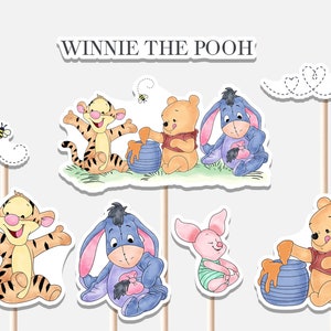 winniethepooh #centerpieces #winniethepoohbabyshower #itsaboy #dalisp, winnie the pooh centerpieces