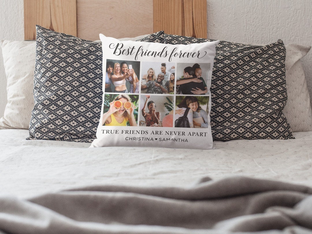 Best Friend Fathers Day Gift Photo Collage Pillow Case Pillow or Cover