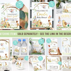 Printable Banner Letters Baby Shower Decoration Storybook New Chapter ...