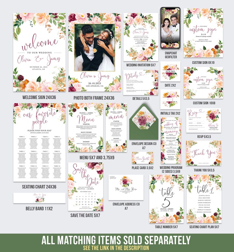 Wedding Evite Template Instant Download Editable Digital - Etsy
