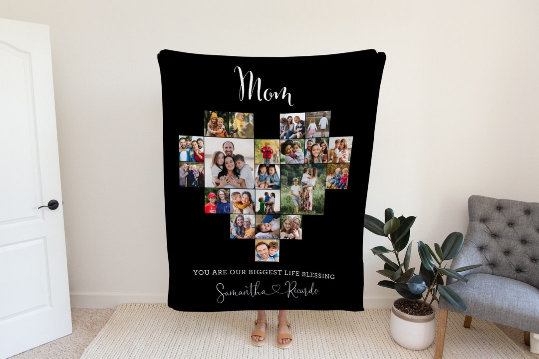 Mothers Birthday Gift Blanket Personalized Blanket for Mom Custom ...