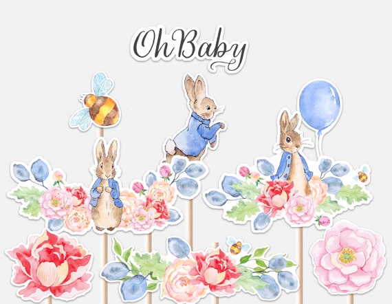 Bunny centerpieces for store baby shower