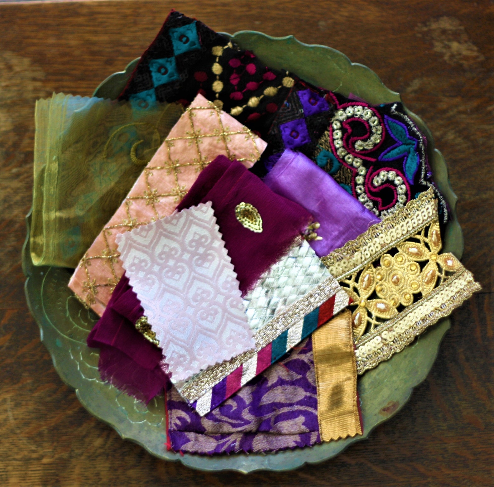 Boho Trim Fabric Bundle Etsy