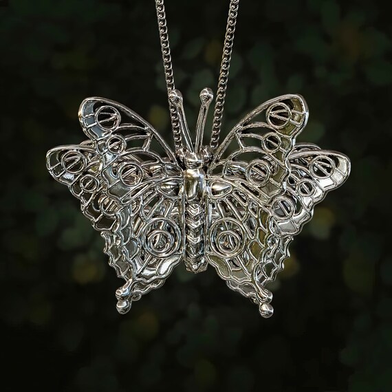 Butterfly Pendant for Necklace Butterfly Jewelry Insect Etsy