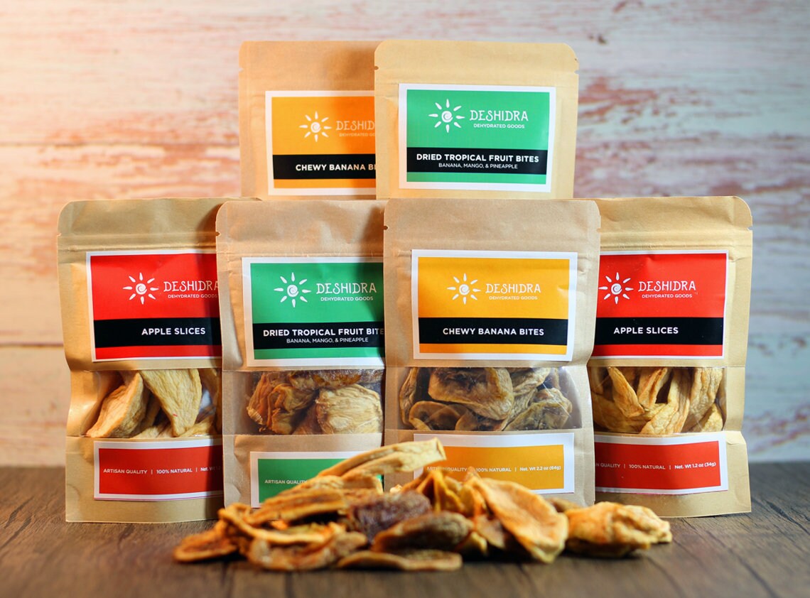 Dried Tropical Fruits, a Delicious and Nutritious 6 Bag Combo Etsy