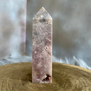 Gorgeous Pink Amethyst Druzy Tower, Ethically Sourced, High Quality Crystal Tower