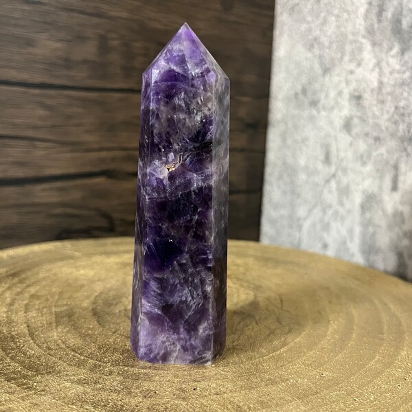 Beautiful, Amethyst Crystal Point, Ethically Sourced, High Quality Crystal Tower