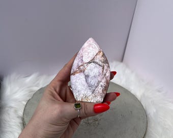 Gorgeous Gemmy Lepidolite/Purple Mica Freeform, High Quality, Full Silver and Magenta Flash, Purple Mica Statement Piece