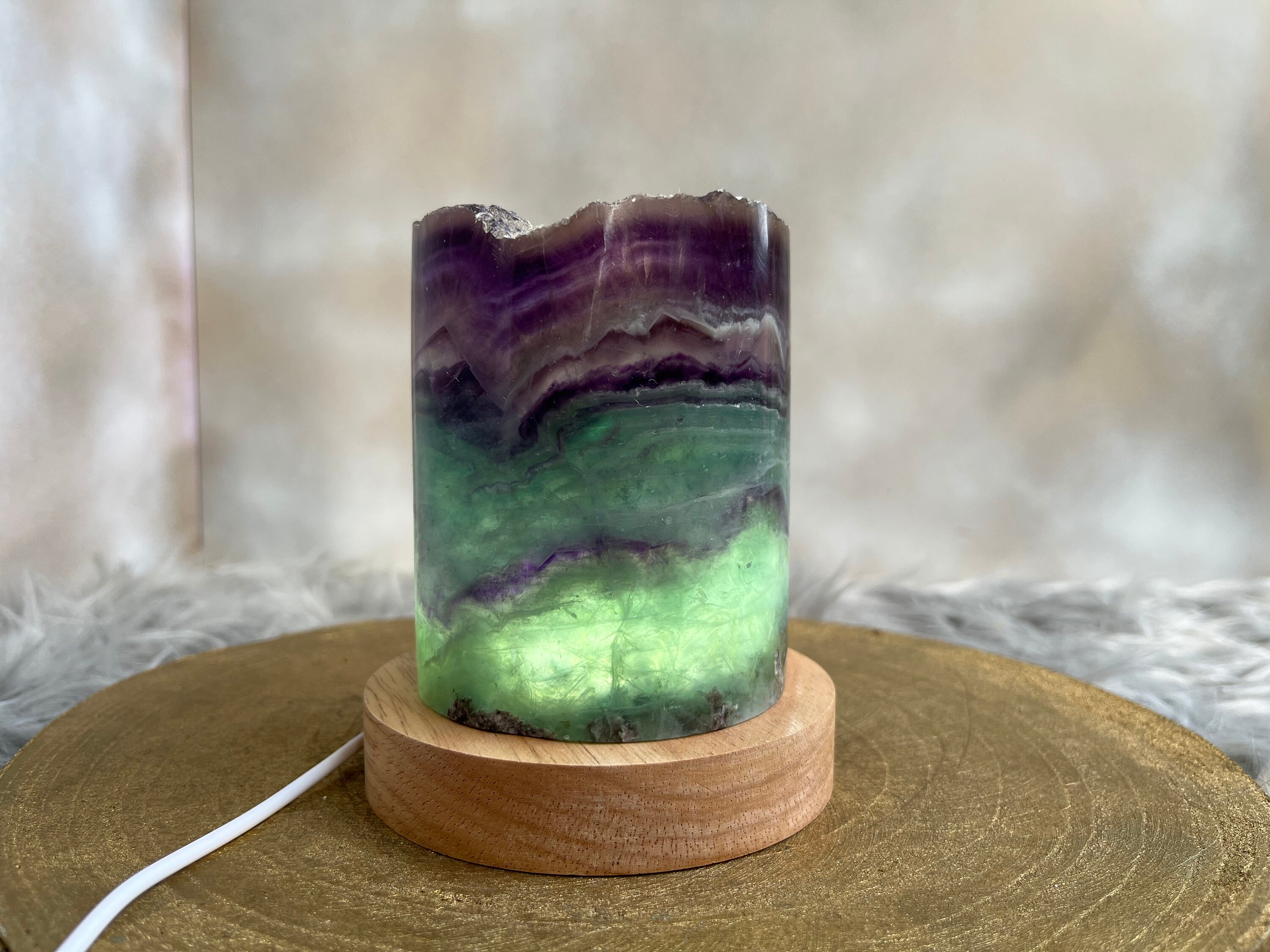 Fluorite lamp on sale
