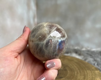 Beautiful, Sunstone in Moonstone Sphere, High Quality, Ethically Sourced Crystals