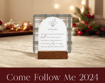 Come Follow Me 2024 Weekly Cards | Book of Mormon Scripture Card Set | Weekly Scripture Cards | Missionary Gift | New Years 2024