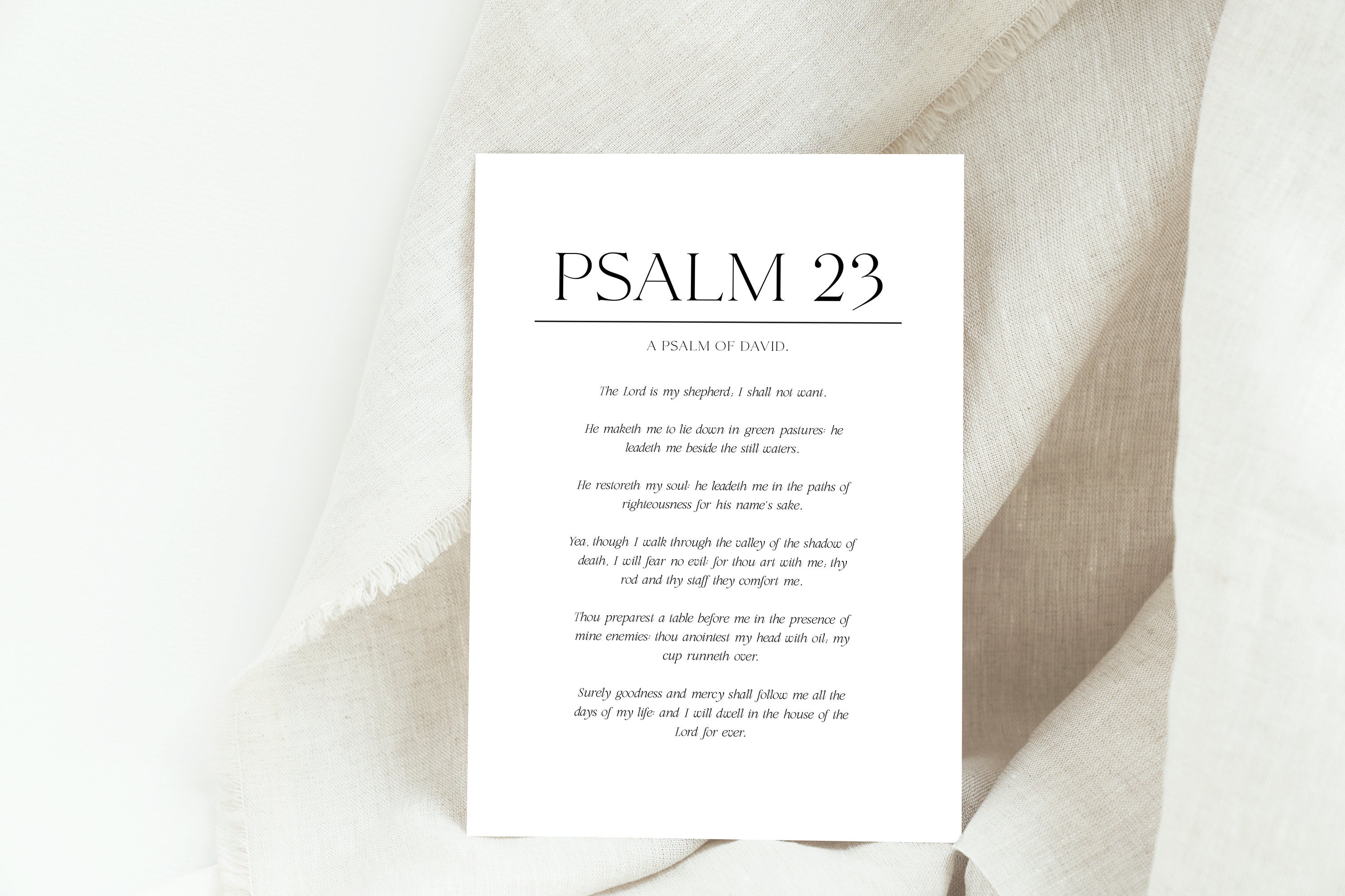 Psalm 23 - the Lord is My Shepherd DIGITAL DOWNLOAD - Etsy