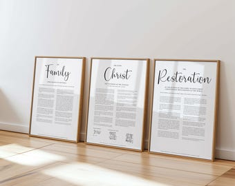 Set di 3: La famiglia - Un proclama al mondo, Il Cristo vivente, La restaurazione del Vangelo di Gesù Cristo / DOWNLOAD DIGITALE