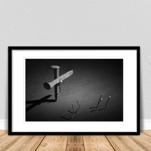 Crucifixion Print | Cross | Coventry Nail Art | Coventry Print | Crucifixion Spikes | Religious Artwork | Easter Décor (PRINT ONLY)