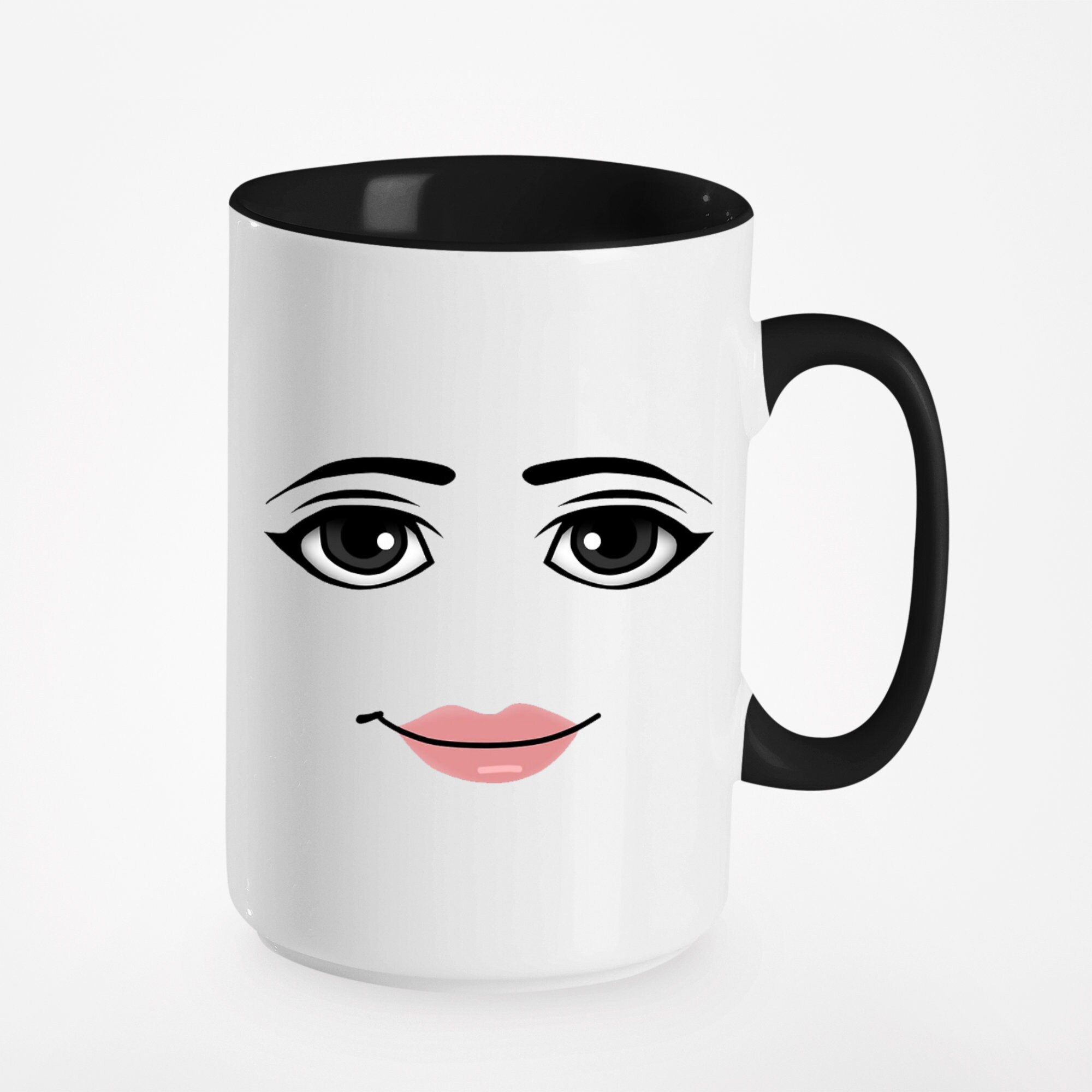 Roblox Man Face Mug. New Faces Happy Face, Girls Face, Roblox Fam