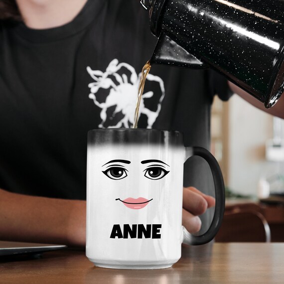 Roblox Woman Face Mug