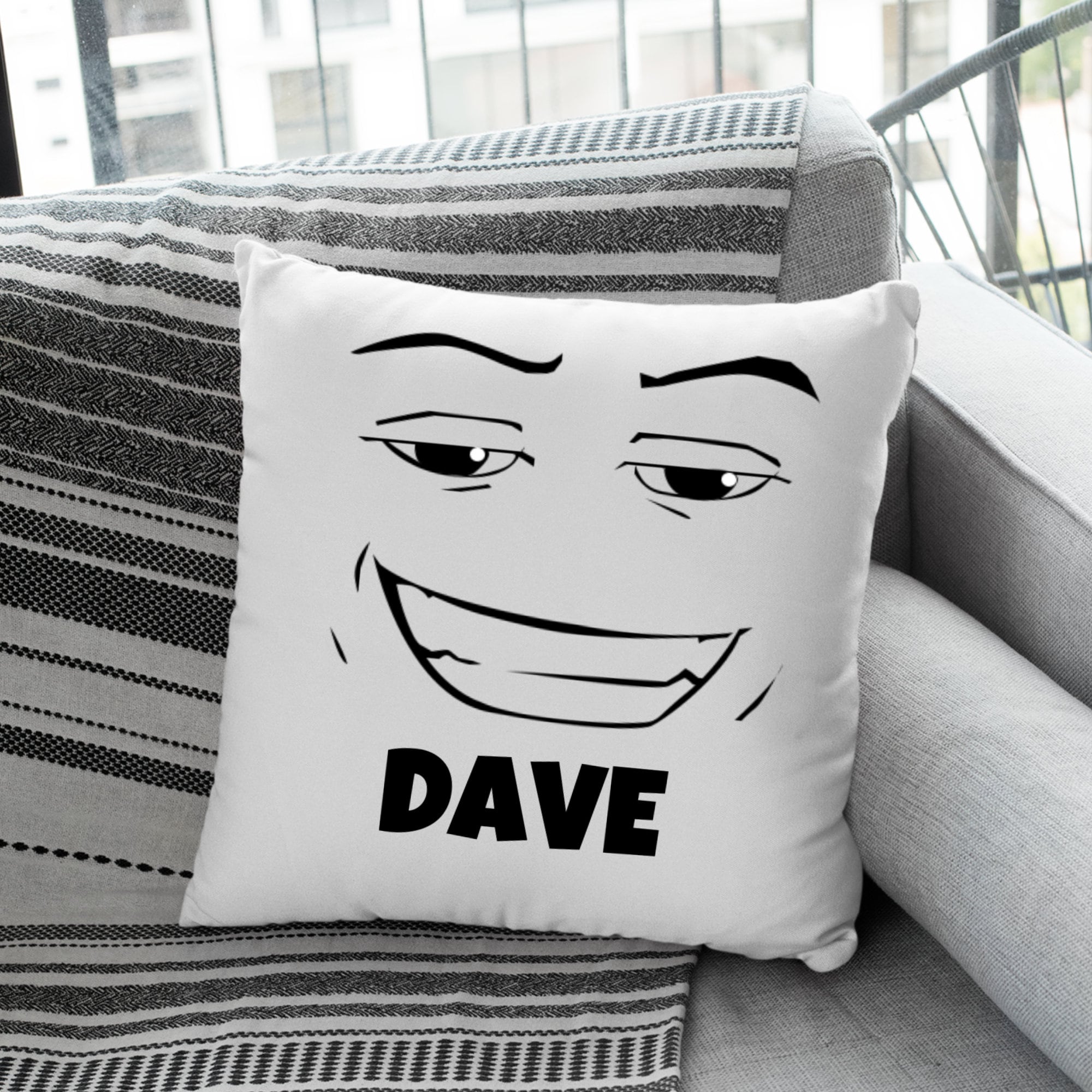Personalized Pal Face Roblox Faces Polyester Square Pillow 