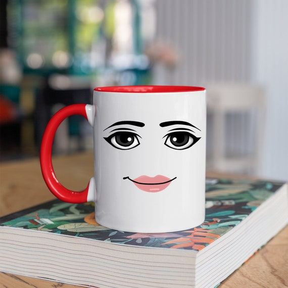 Roblox Woman Face Mug