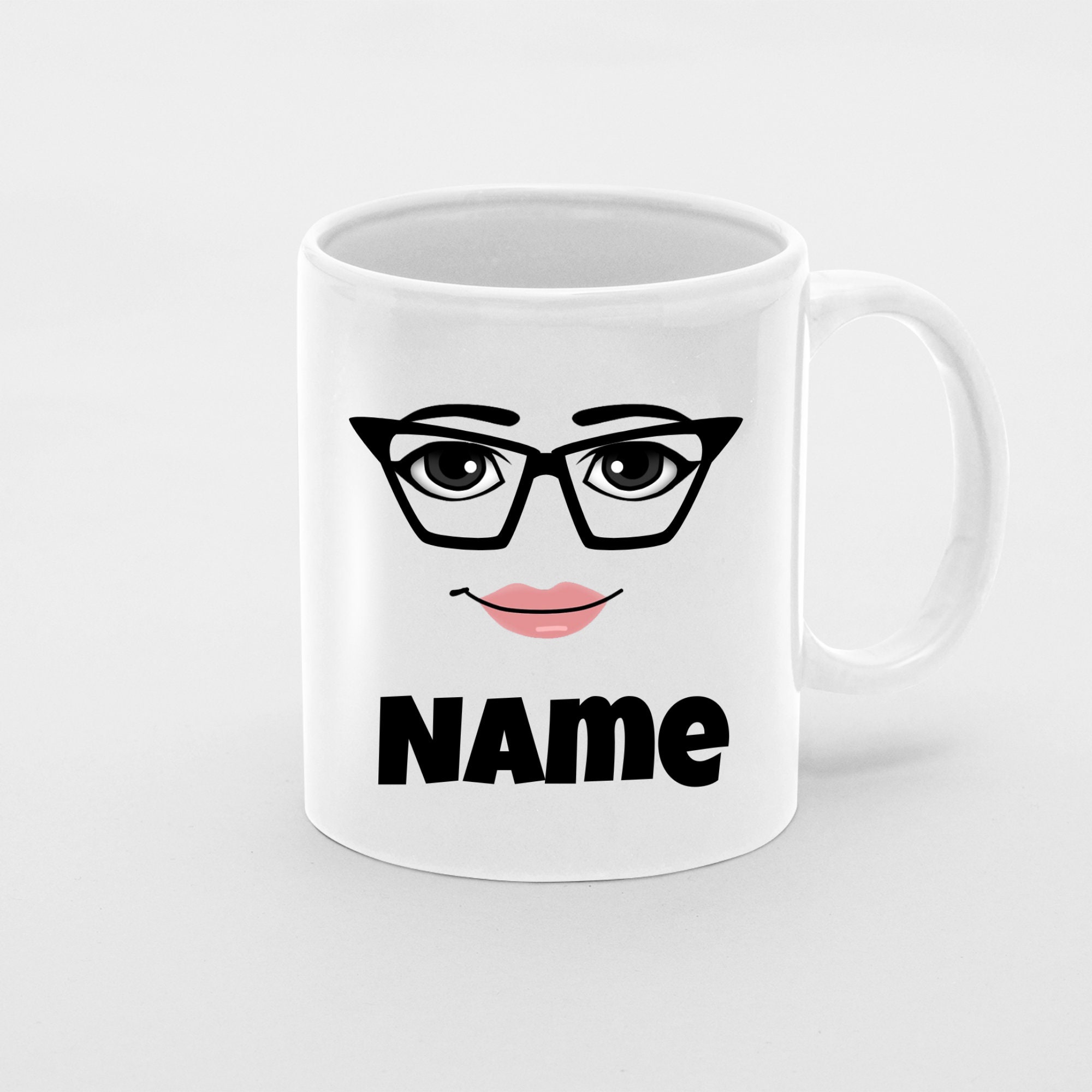 Robloxing Game Inspired Women Face Mug Funny Men Women Faces Coffe Mug  350ML Ceramic Milk Tea Cup Personalized Gift for Friends