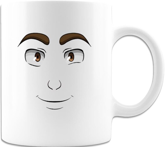 Happy Man's Face Coffee Mug