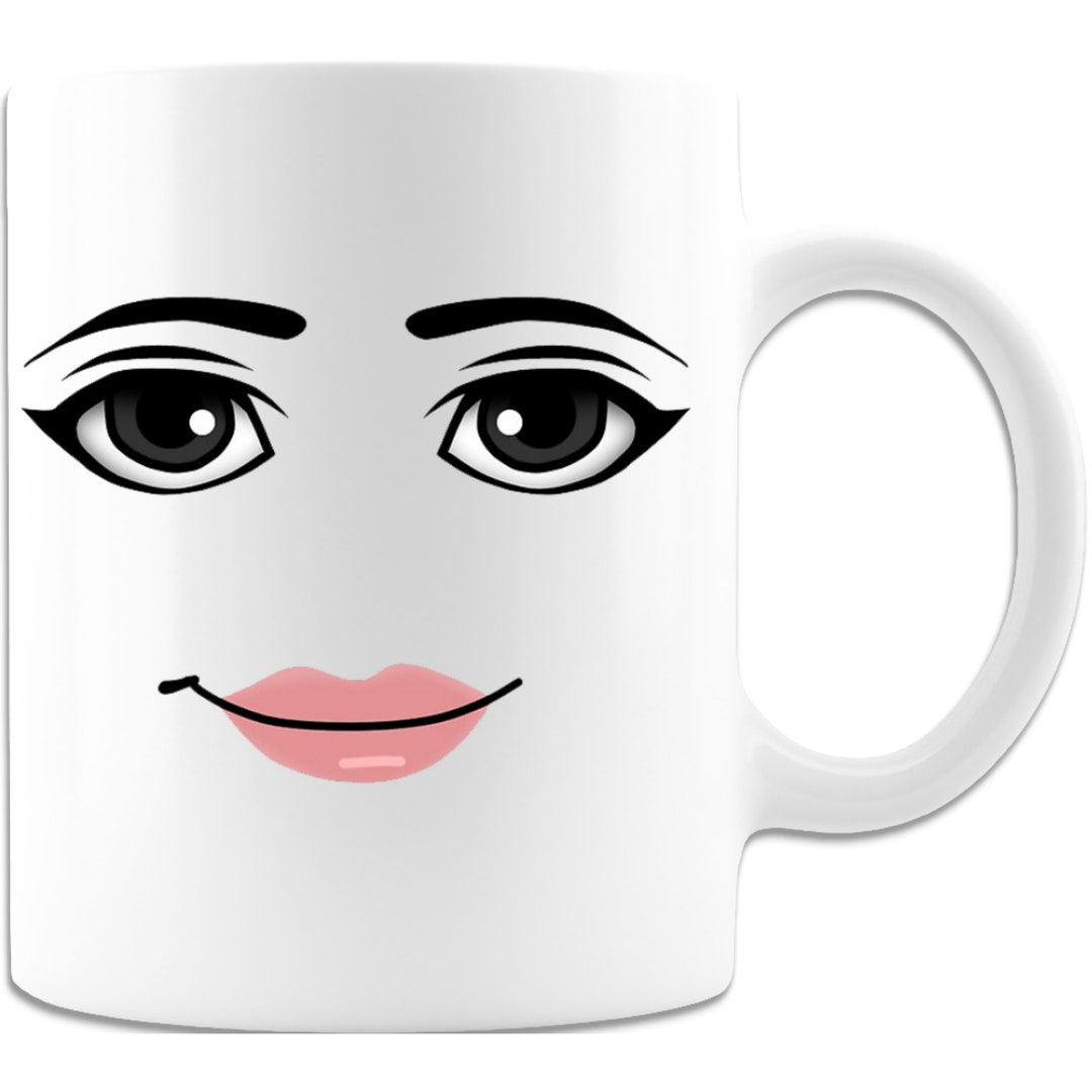 Roblox Woman Face Premium Quality Beautiful Roblox Gift Mug Etsy UK