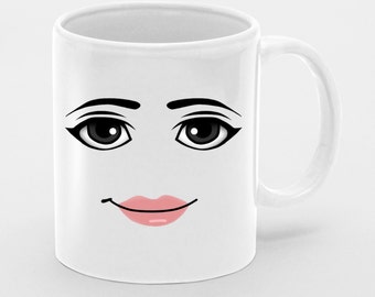 Roblox Woman Face Premium Quality Beautiful Roblox Gift Mug -  Israel