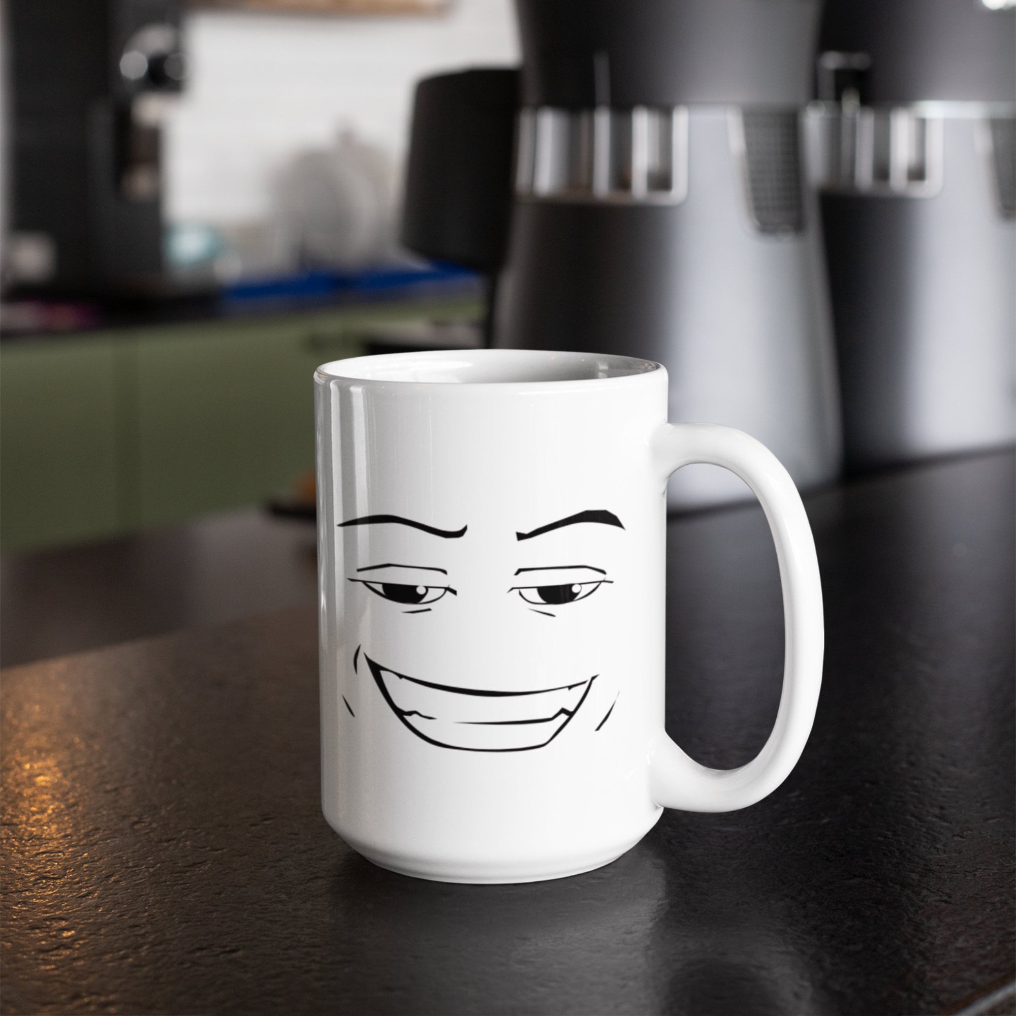 Roblox man face Coffee Mug by FVCKCASES