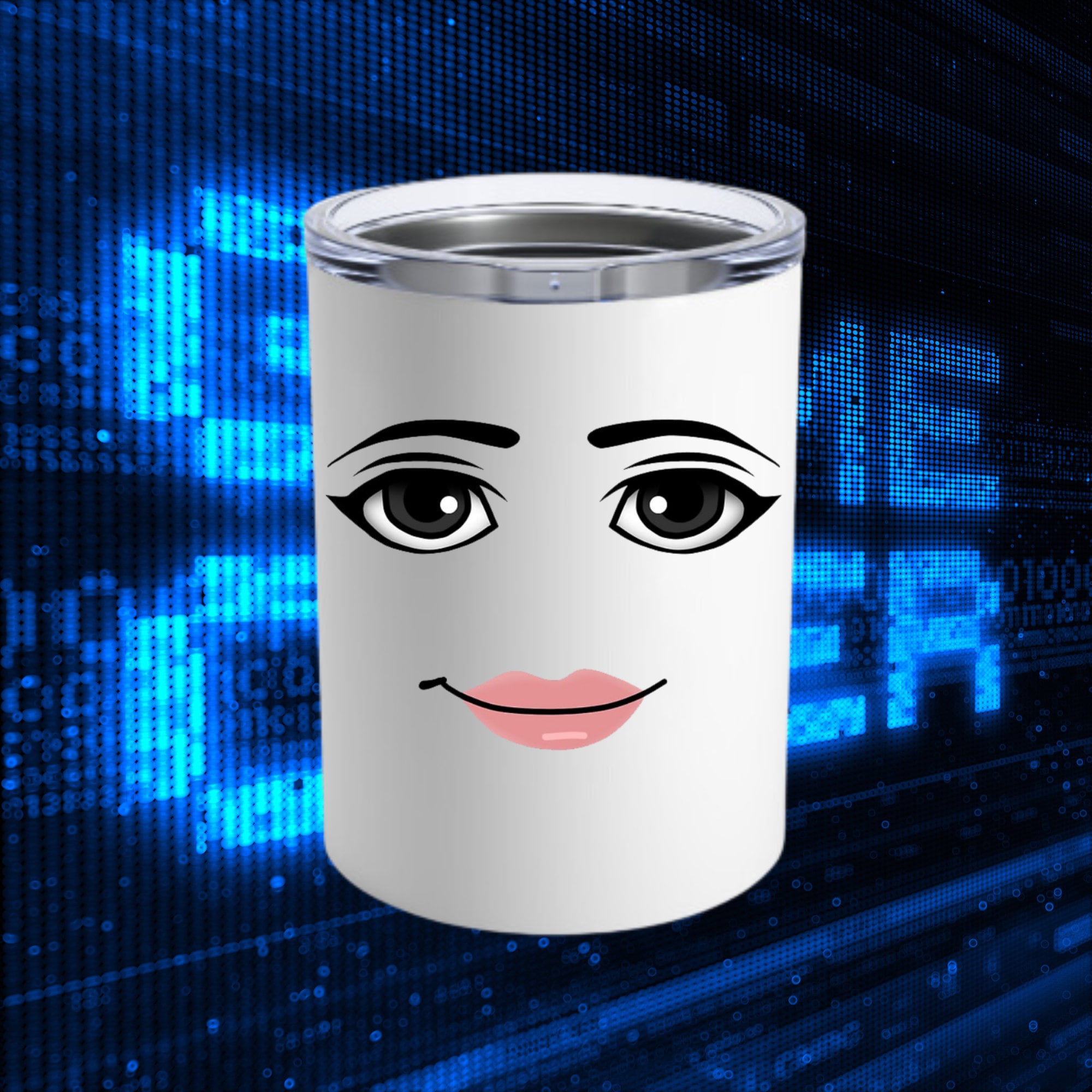 Cool Face Roblox Girl Premium Quality Gamer Gift Mug 