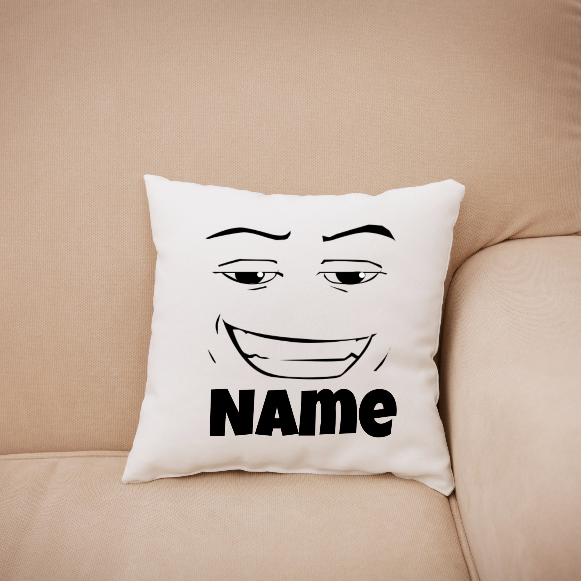 Personalized Pal Face Roblox Faces Polyester Square Pillow 