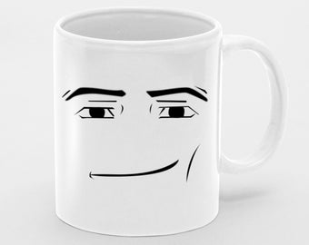 This man face mug is a world traveler #roblox