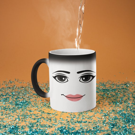 Robloxing Game Inspired Women Face Mug Funny Men Women Faces Coffe