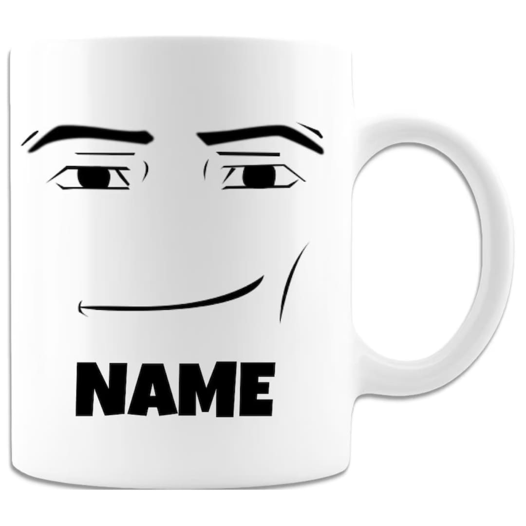 Roblox Man Face Mug 11oz Double Sided Ceramic Mug Gamer Roblox -   Denmark