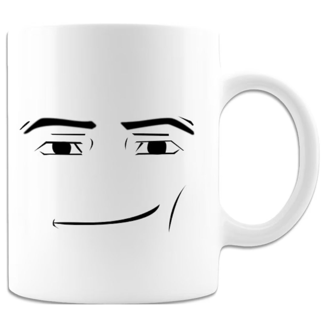 Get your morning started with the Roblox Man Face Cup - BigBuckle - Shop  the Best Selection of Fun and Quirky Gifts