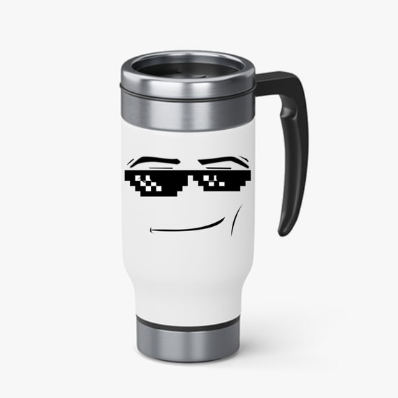 Pal Face Wearing Thug Life Glasses Roblox Meme Gift Mug 