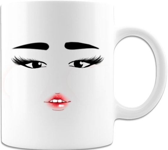 Roblox Woman Face Premium Quality Beautiful Roblox Gift Mug -  Sweden