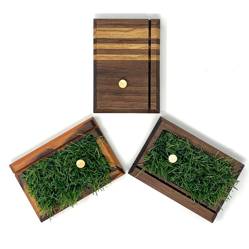 Golf Scorecard Display Gift - Walnut (Gift for Golfer, Ball Display, or Guy Gift)