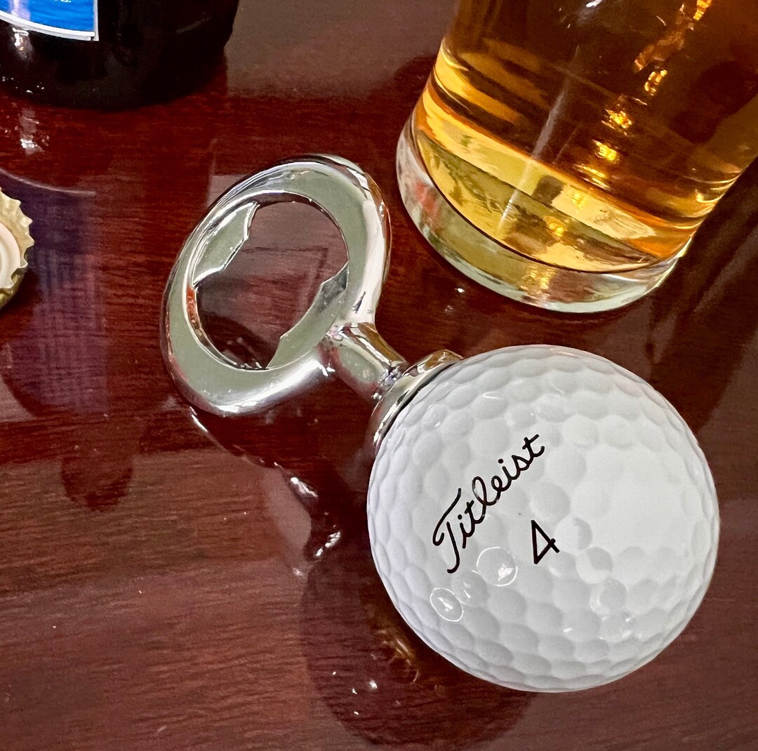 Golf Ball Bottle Opener Gift gift for Golfer, Dad Gift, or Guy Gift Etsy