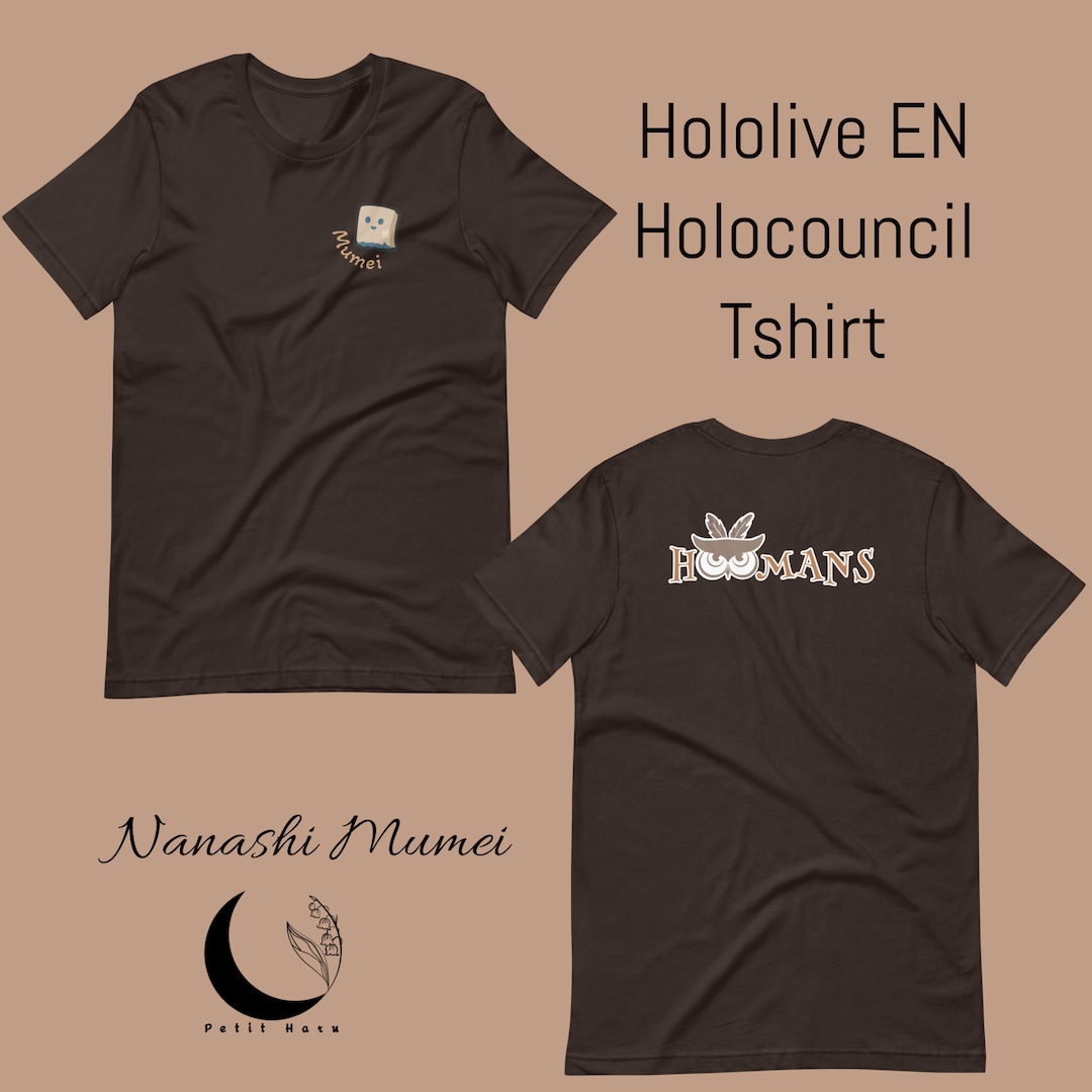Nanashi Mumei Hololive Holocouncil Merch Unisex T-shirt - Etsy