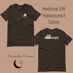 Nanashi Mumei Hololive Holocouncil Merch Unisex t-shirt