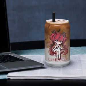 Camellya Wuthering Waves Wuwa Fanart Can-shaped glass