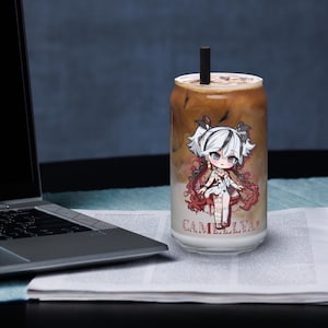 Camellya Wuthering Waves Wuwa Fanart Can-shaped glass