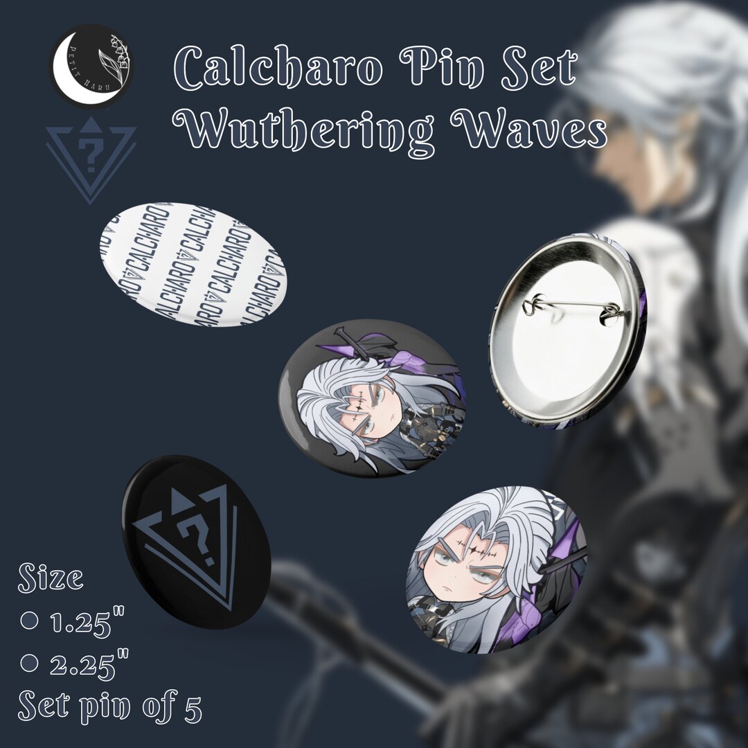 Calcharo Wuthering Waves Fanart Set mit 5 Pins - Etsy.de